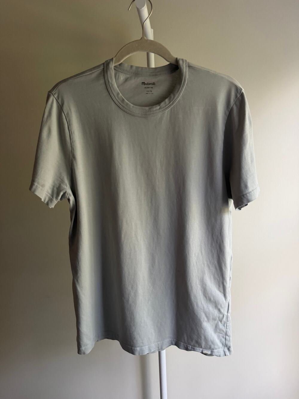 Madewell Allday Grey 100% Cotton T-Shirt Women's S